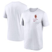 USC Trojans Men's Nike White SC Interlock Legend LC Logo T-Shirt